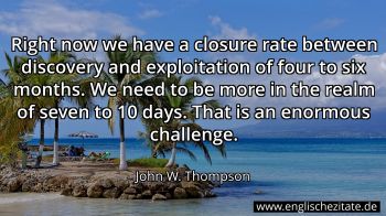 Englisches Zitat von John W. Thompson als Bild