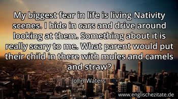 Englisches Zitat von John Waters als Bild