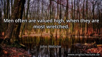 Englisches Zitat von John Webster als Bild