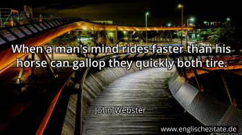 Englisches Zitat von John Webster als Bild