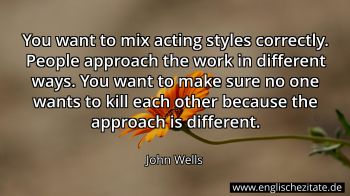 Englisches Zitat von John Wells als Bild