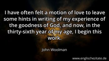Englisches Zitat von John Woolman als Bild