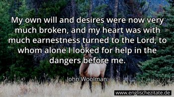 Englisches Zitat von John Woolman als Bild