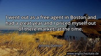 Englisches Zitat von Johnny Damon als Bild