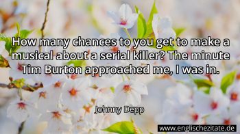 Englisches Zitat von Johnny Depp als Bild