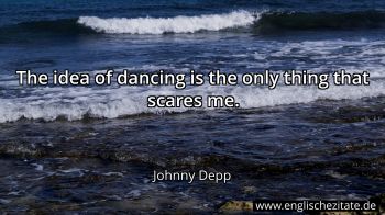 Englisches Zitat von Johnny Depp als Bild