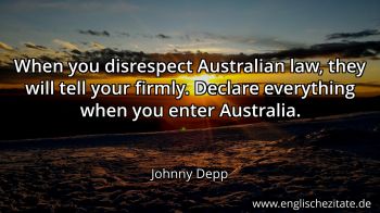 Englisches Zitat von Johnny Depp als Bild