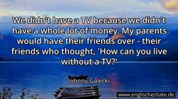 Englisches Zitat von Johnny Galecki als Bild