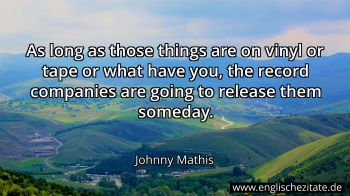 Englisches Zitat von Johnny Mathis als Bild