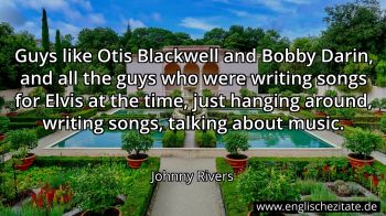 Englisches Zitat von Johnny Rivers als Bild
