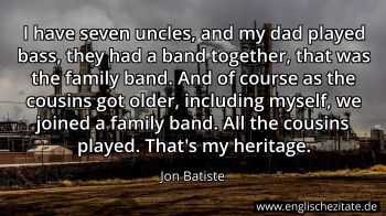 Englisches Zitat von Jon Batiste als Bild