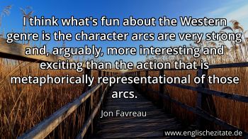 Englisches Zitat von Jon Favreau als Bild
