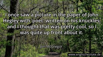 Englisches Zitat von Jon McGregor als Bild