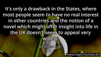 Englisches Zitat von Jonathan Coe als Bild