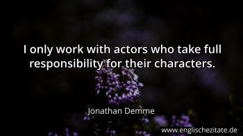 Englisches Zitat von Jonathan Demme als Bild
