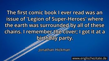 Englisches Zitat von Jonathan Hickman als Bild