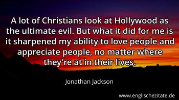 Englisches Zitat von Jonathan Jackson als Bild