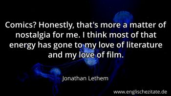 Englisches Zitat von Jonathan Lethem als Bild