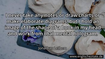 Englisches Zitat von Jonathan Lethem als Bild