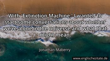 Englisches Zitat von Jonathan Maberry als Bild