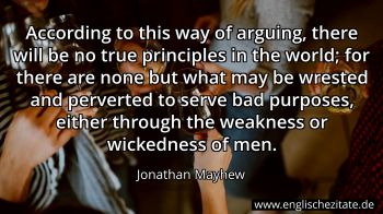 Englisches Zitat von Jonathan Mayhew als Bild