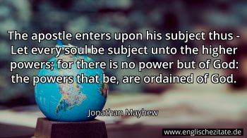 Englisches Zitat von Jonathan Mayhew als Bild