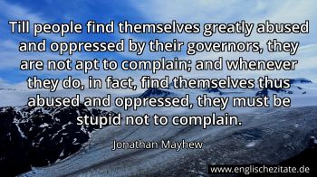 Englisches Zitat von Jonathan Mayhew als Bild