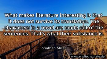 Englisches Zitat von Jonathan Miller als Bild