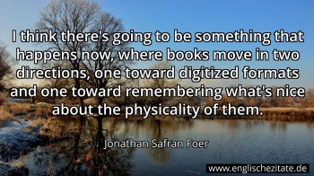 Englisches Zitat von Jonathan Safran Foer als Bild
