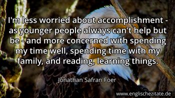Englisches Zitat von Jonathan Safran Foer als Bild