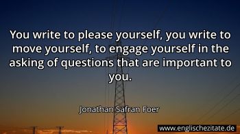Englisches Zitat von Jonathan Safran Foer als Bild