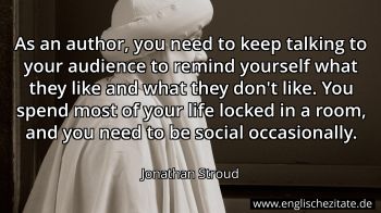 Englisches Zitat von Jonathan Stroud als Bild