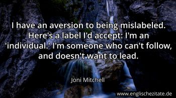 Englisches Zitat von Joni Mitchell als Bild