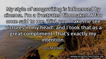 Englisches Zitat von Joni Mitchell als Bild