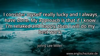 Englisches Zitat von Jonny Lee Miller als Bild