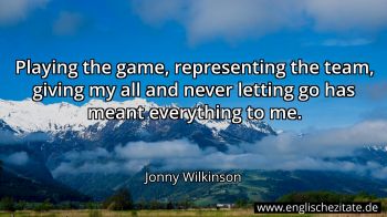 Englisches Zitat von Jonny Wilkinson als Bild