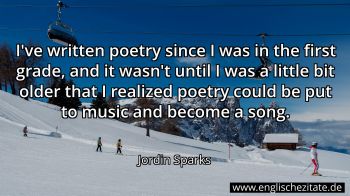 Englisches Zitat von Jordin Sparks als Bild