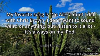 Englisches Zitat von Jordin Sparks als Bild