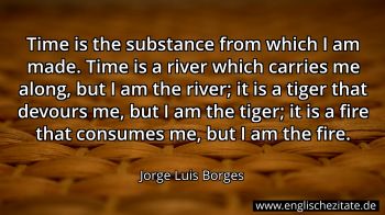 Englisches Zitat von Jorge Luis Borges als Bild