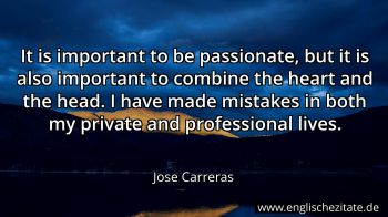 Englisches Zitat von Jose Carreras als Bild