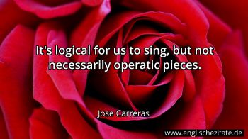Englisches Zitat von Jose Carreras als Bild