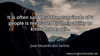 Englisches Zitat von Jose Eduardo dos Santos als Bild