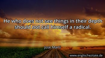 Englisches Zitat von Jose Marti als Bild