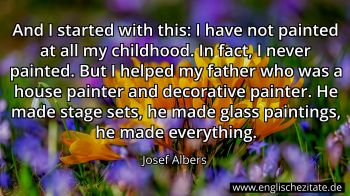 Englisches Zitat von Josef Albers als Bild