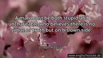 Englisches Zitat von Joseph Addison als Bild