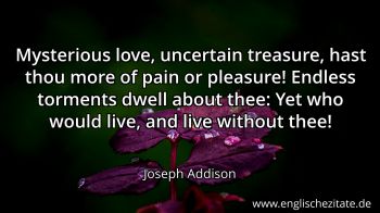 Englisches Zitat von Joseph Addison als Bild