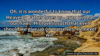 Englisches Zitat von Joseph B. Wirthlin als Bild