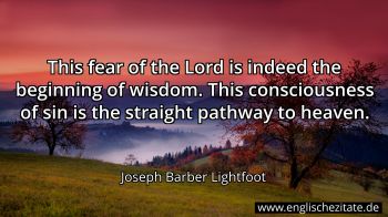 Englisches Zitat von Joseph Barber Lightfoot als Bild