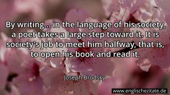 Englisches Zitat von Joseph Brodsky als Bild