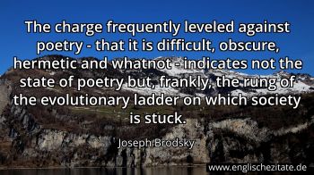 Englisches Zitat von Joseph Brodsky als Bild